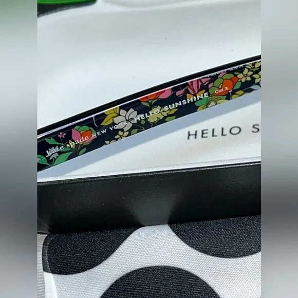 Kate Spade Ellison/F/S 807 Black/Grey Gradient Women's Sunglasses - Picture 4 of 6